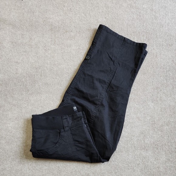 riders by lee mid rise straight leg khaki pants